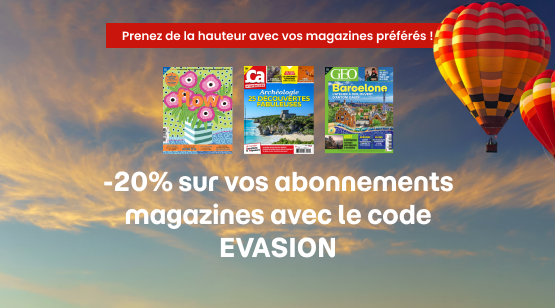 Des magazines pour s’évader à prix léger
