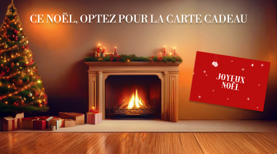 Offrez une carte cadeau pour Noël !