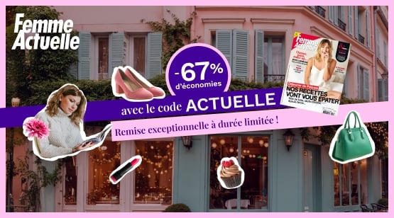 Exceptionnel : -67% sur le magazine Femme Actuelle, ne passez pas à côté !