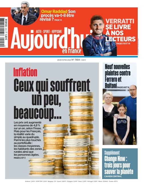 Abonnement journal Aujourd'hui en France pas cher  Prismashop