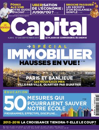 Capital n°288 Spécial immobilier - Paris et banlieue