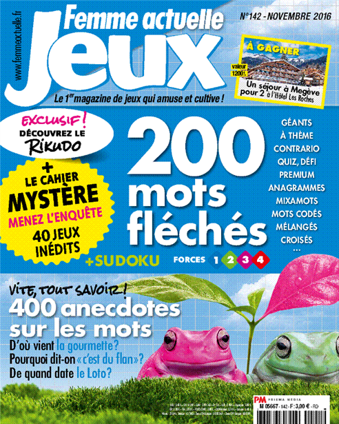 Femme Actuelle Jeux n° 142