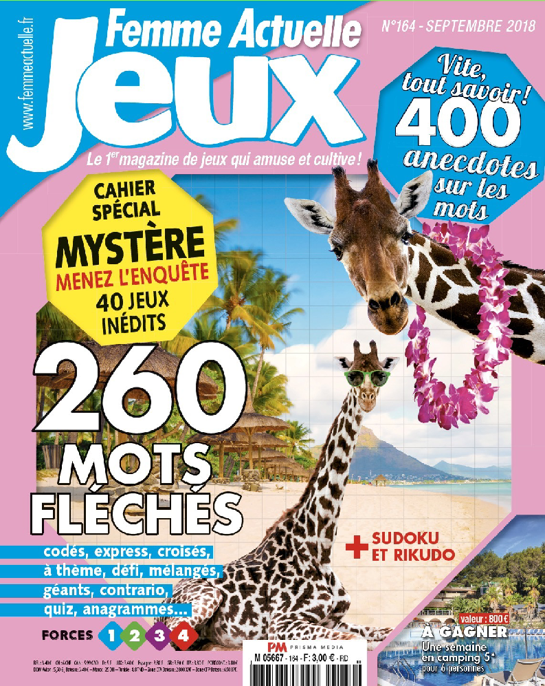 Femme Actuelle Jeux n° 164