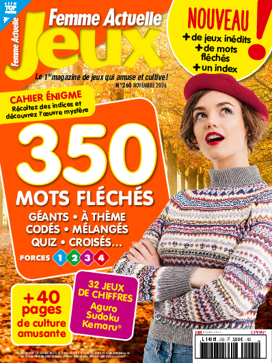 Femme Actuelle Jeux n°260