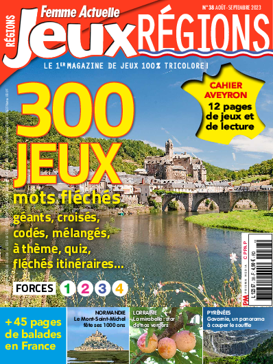 Femme Actuelle Jeux Région n°38