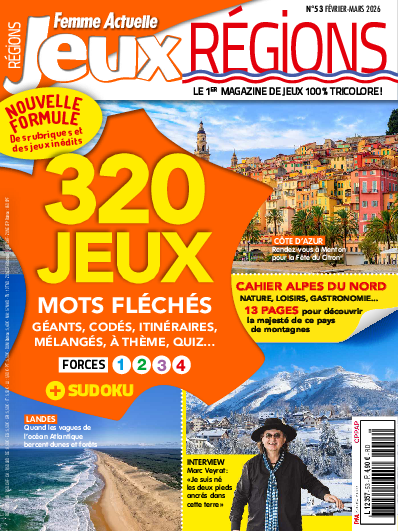 Femme Actuelle Jeux Région n°53