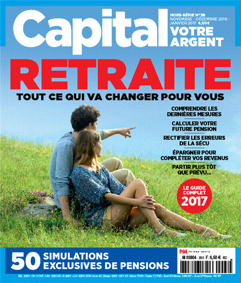 Hors série Capital n° 45 - Votre argent - Retraite