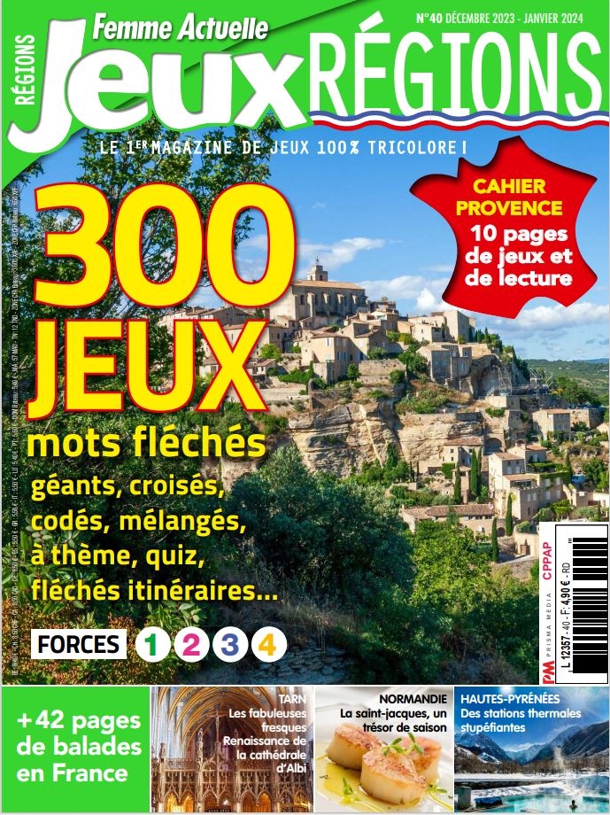 Femme Actuelle Jeux Région n°40