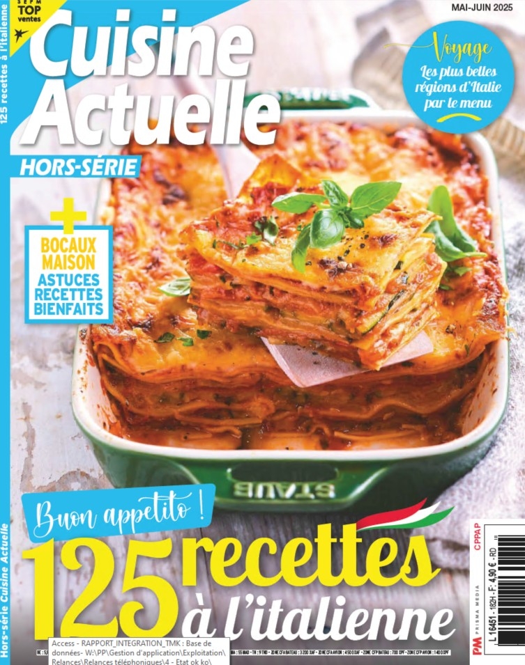 Hors-série Cuisine Actuelle n°182