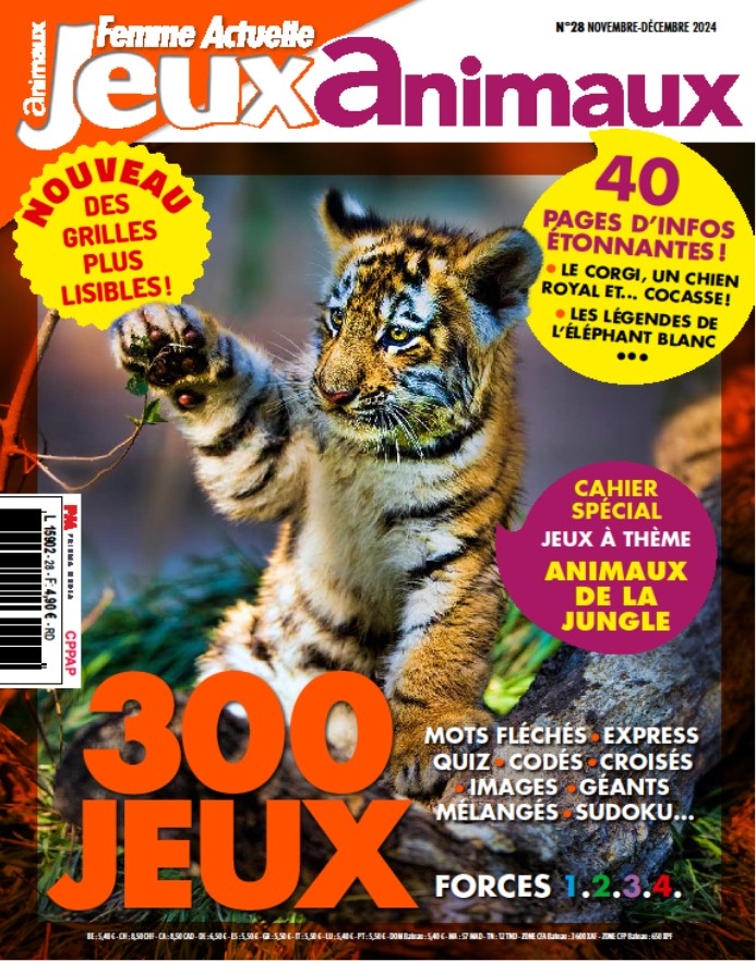 Femme Actuelle Jeux Animaux n°28