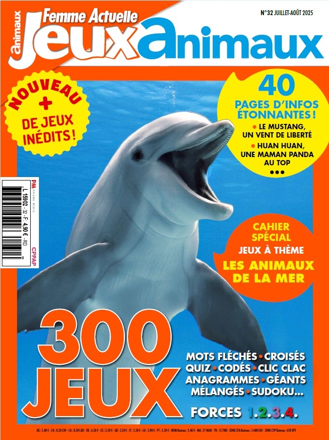 Femme Actuelle Jeux Animaux n°32
