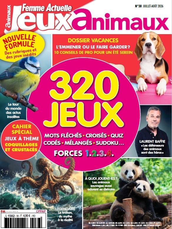 Femme Actuelle Jeux Animaux n°38