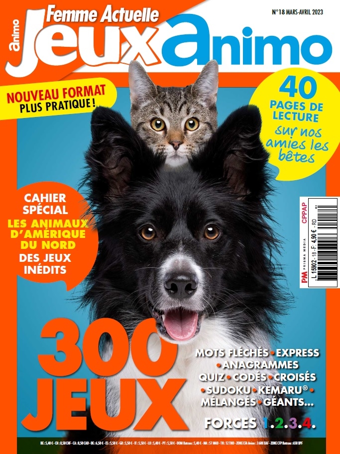 Femme Actuelle Jeux Animo n°18