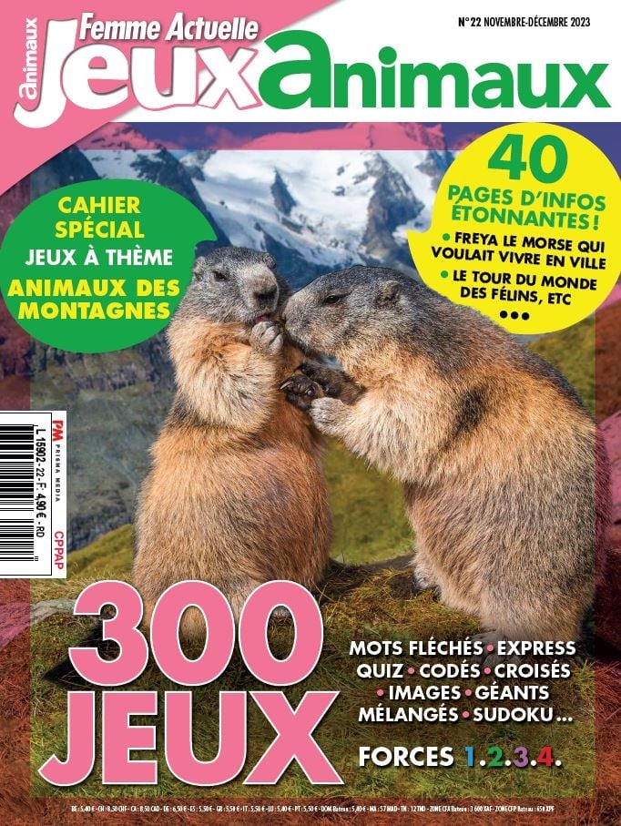 Femme Actuelle Jeux Animaux n°22