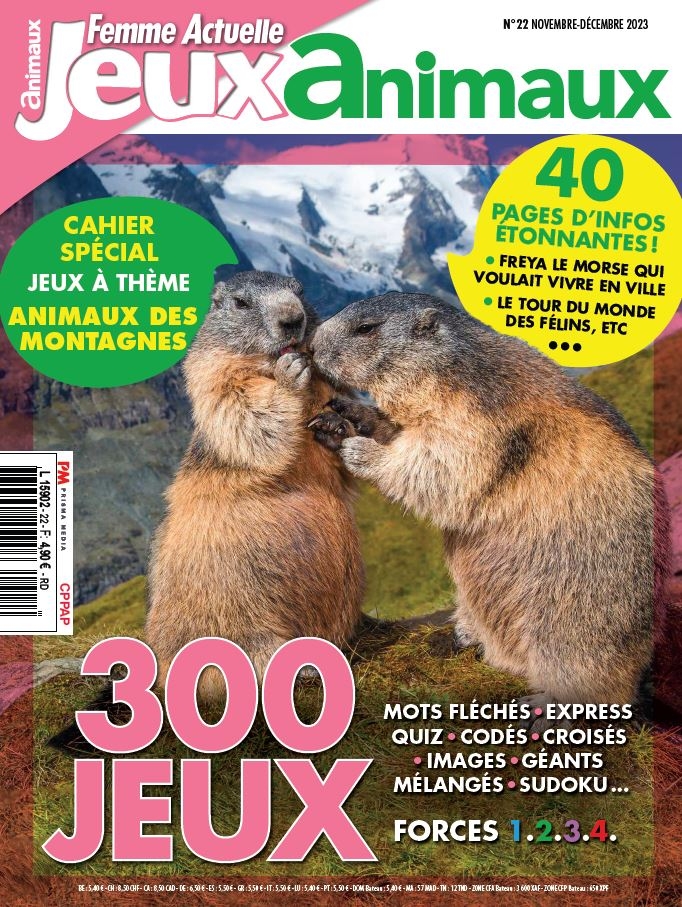 Femme Actuelle Jeux Animaux n°22