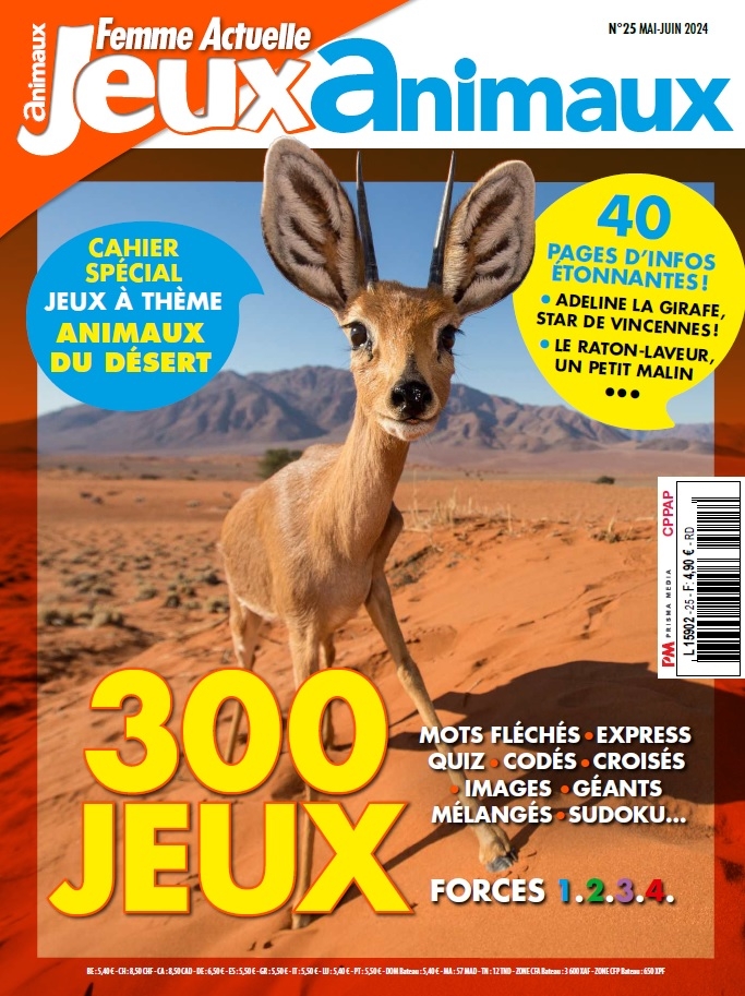 Femme Actuelle Jeux Animaux n°25