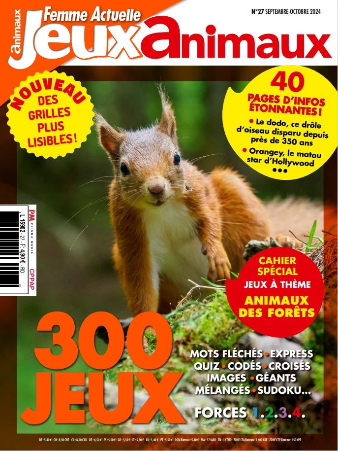 Femme Actuelle Jeux Animaux n°27