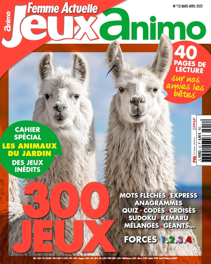 Femme Actuelle Jeux Animo n°12