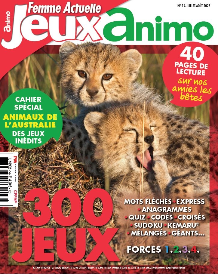 Femme Actuelle Jeux Animo n°14