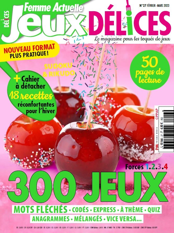 Femme Actuelle Jeux Délices n°27