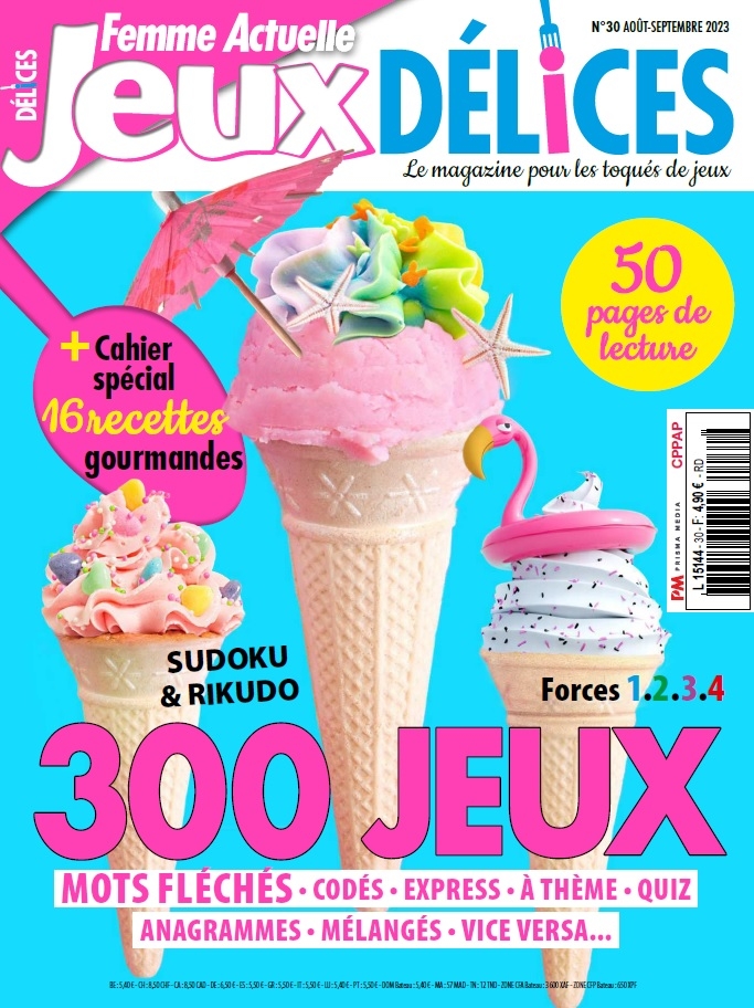 Femme Actuelle Jeux Délices n°30