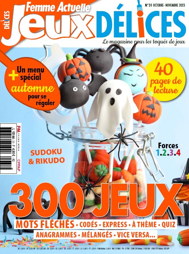 Femme Actuelle Jeux Délices n°31