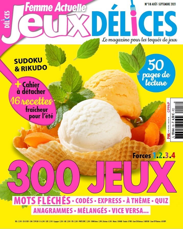 Femme Actuelle Jeux Délices n°18