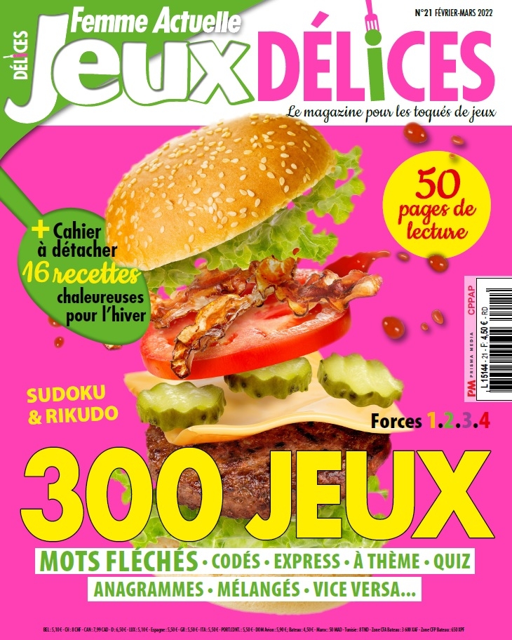 Femme Actuelle Jeux Délices n°21