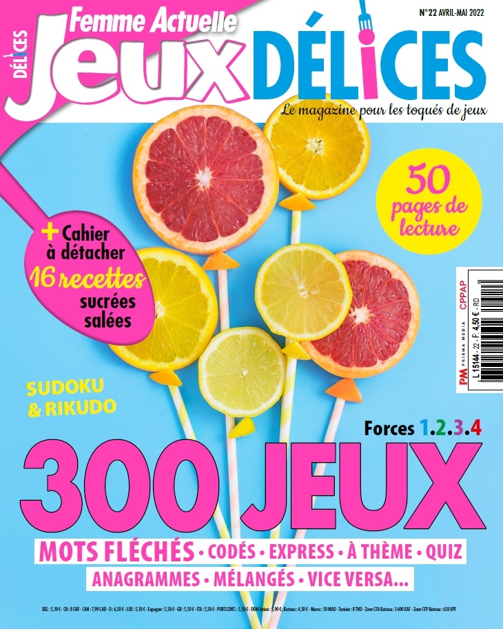 Femme Actuelle Jeux Délices n°22