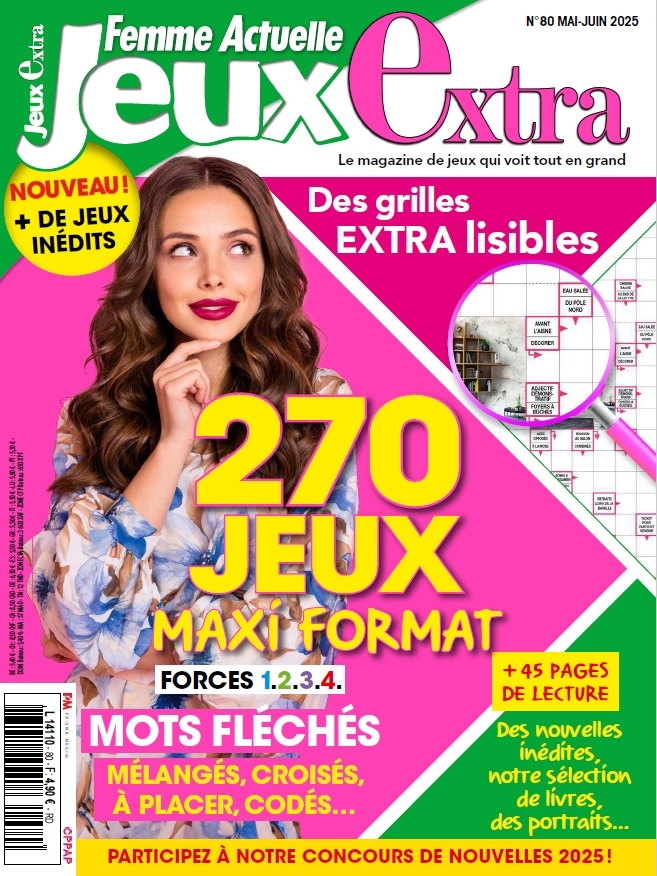 Femme Actuelle Jeux Extra n°80