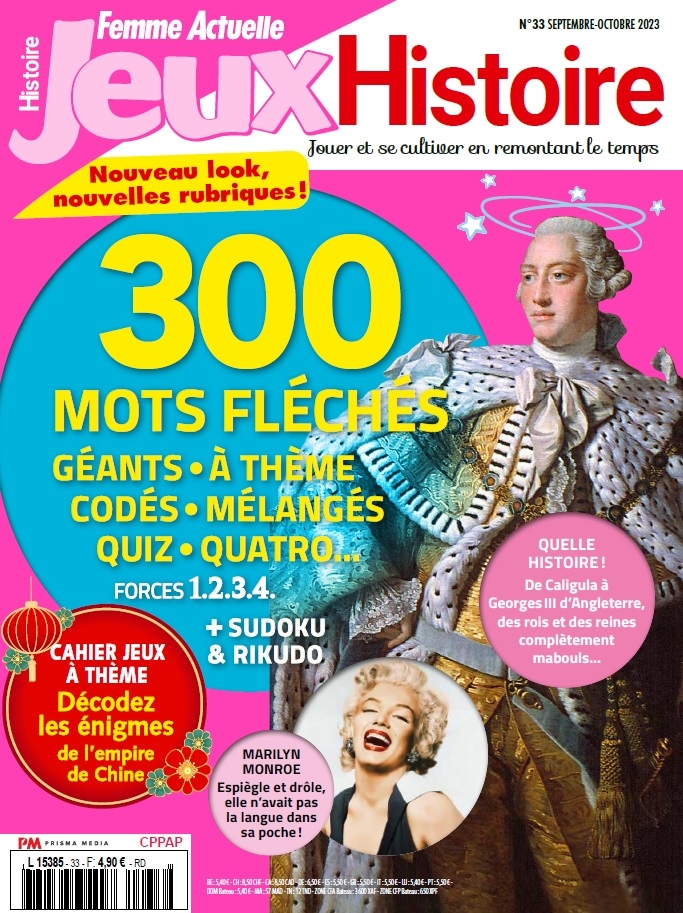 Femme Actuelle Jeux Histoire n°33