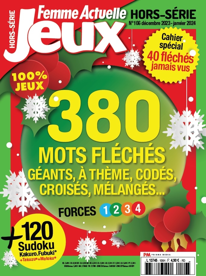 Hors-série Femme Actuelle Jeux n°106