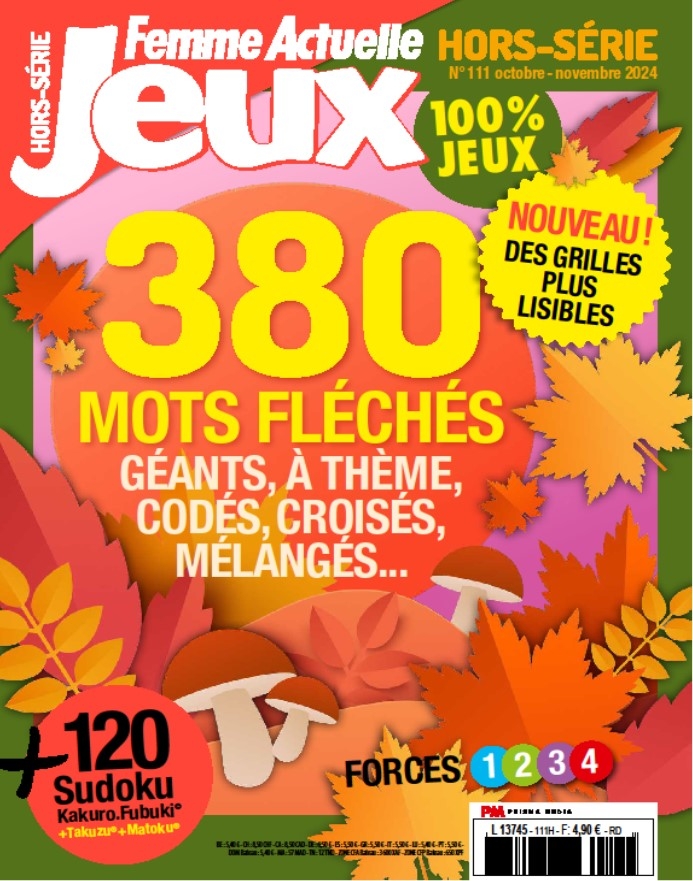 Hors-série Femme Actuelle Jeux n°111