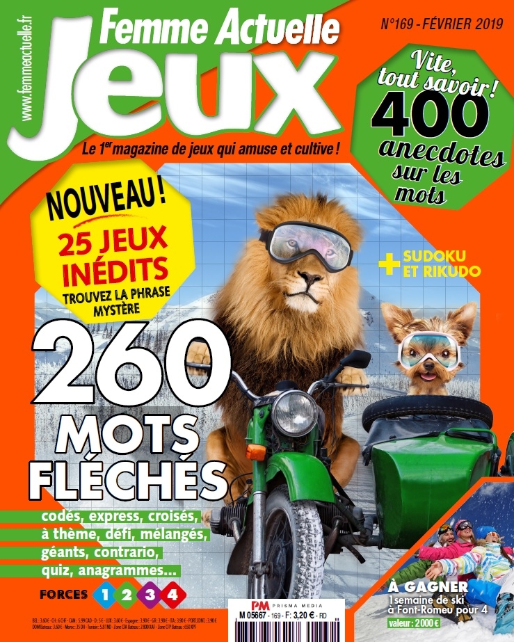 Femme Actuelle Jeux n° 169