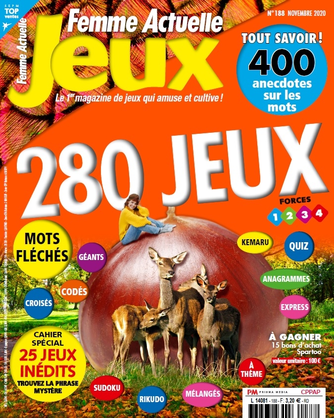 Femme Actuelle Jeux n°188