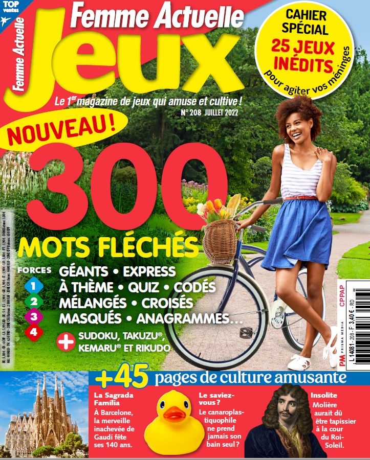 Femme Actuelle Jeux n°208