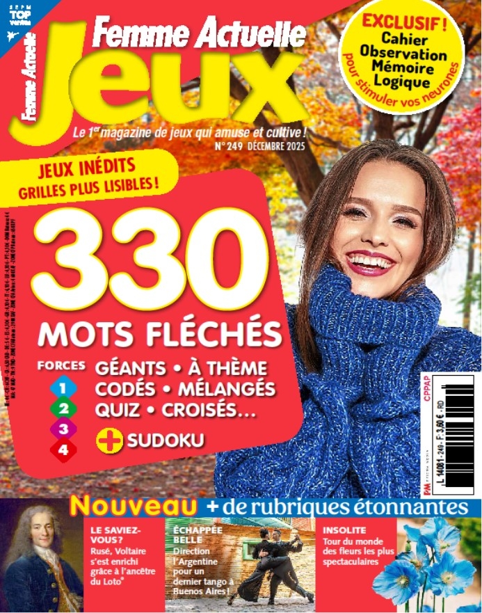 Femme Actuelle Jeux n°249