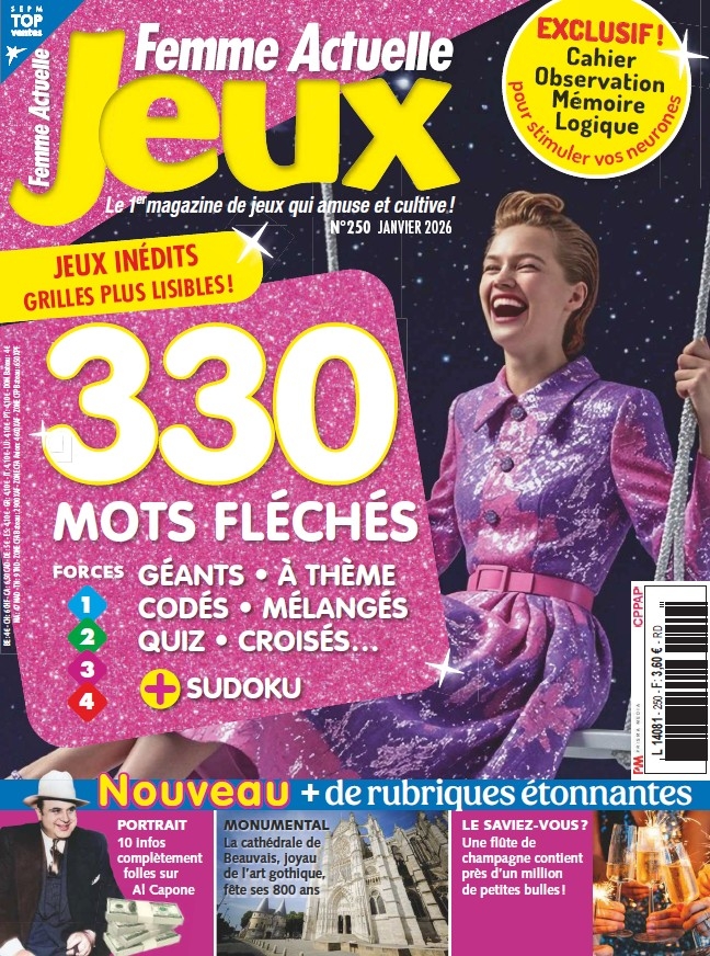 Femme Actuelle Jeux n°250