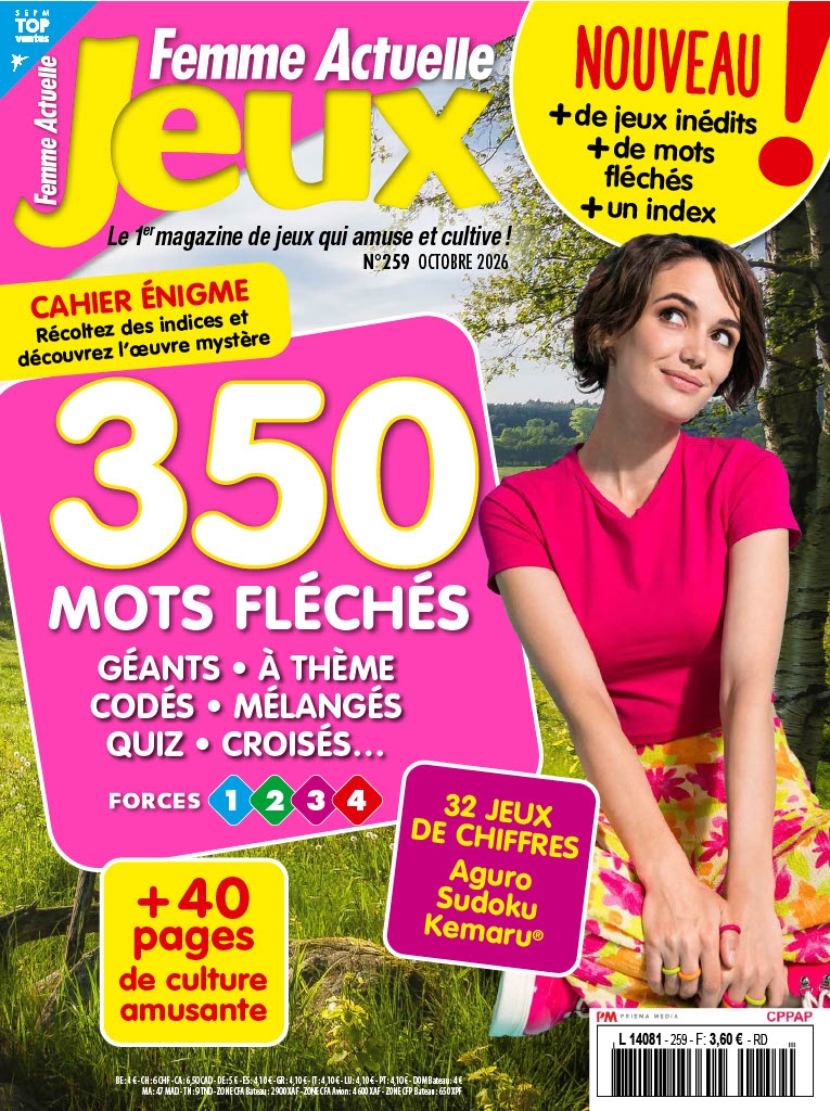 Femme Actuelle Jeux n°259