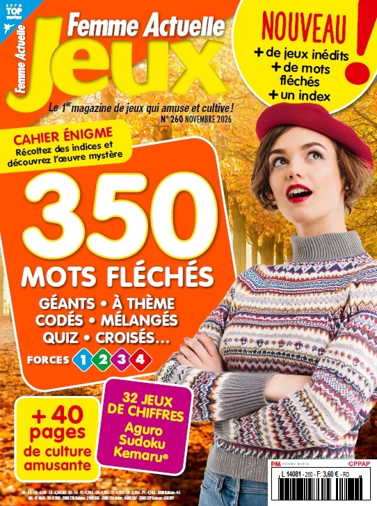 Femme Actuelle Jeux n°260