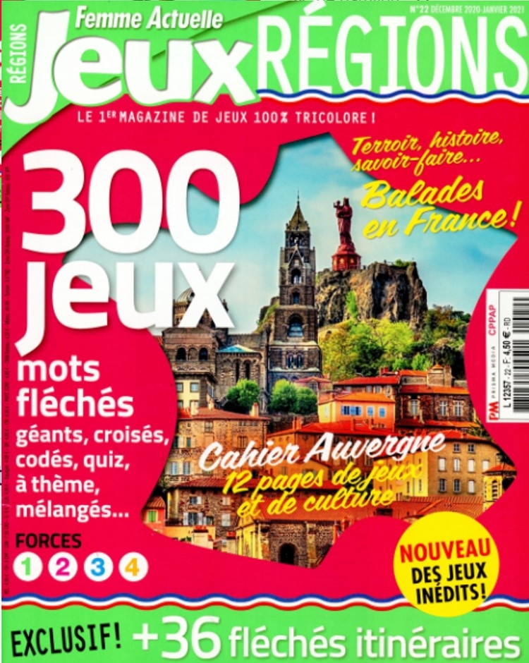 Femme Actuelle Jeux Région n°22