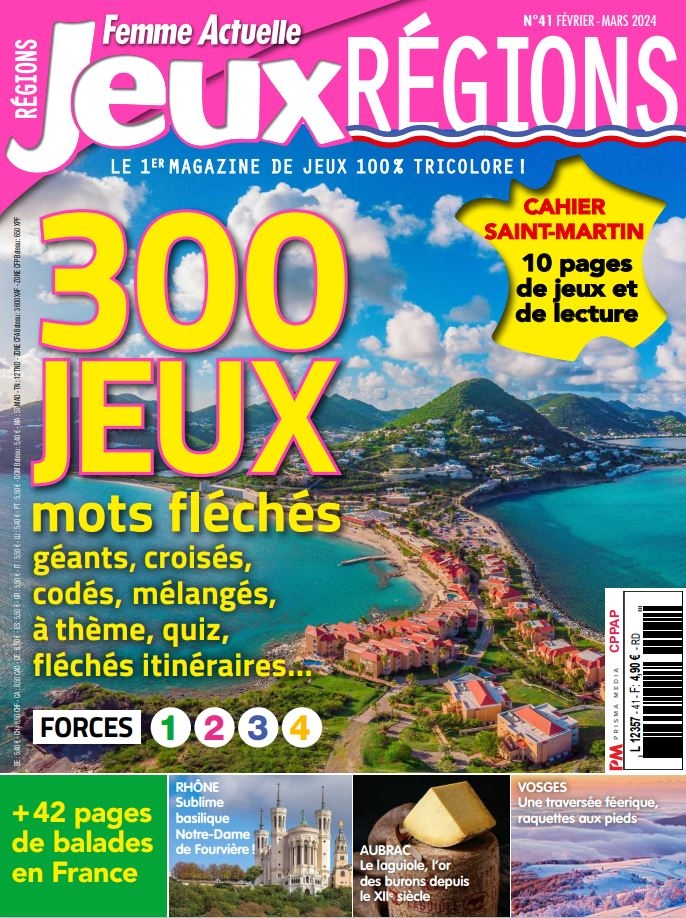 Femme Actuelle Jeux Région n°41