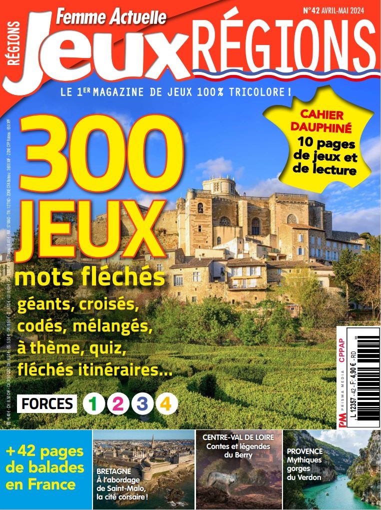 Femme Actuelle Jeux Région n°42