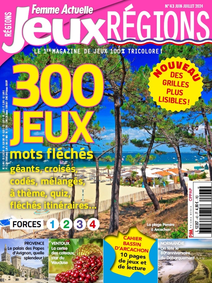 Femme Actuelle Jeux Région n°43