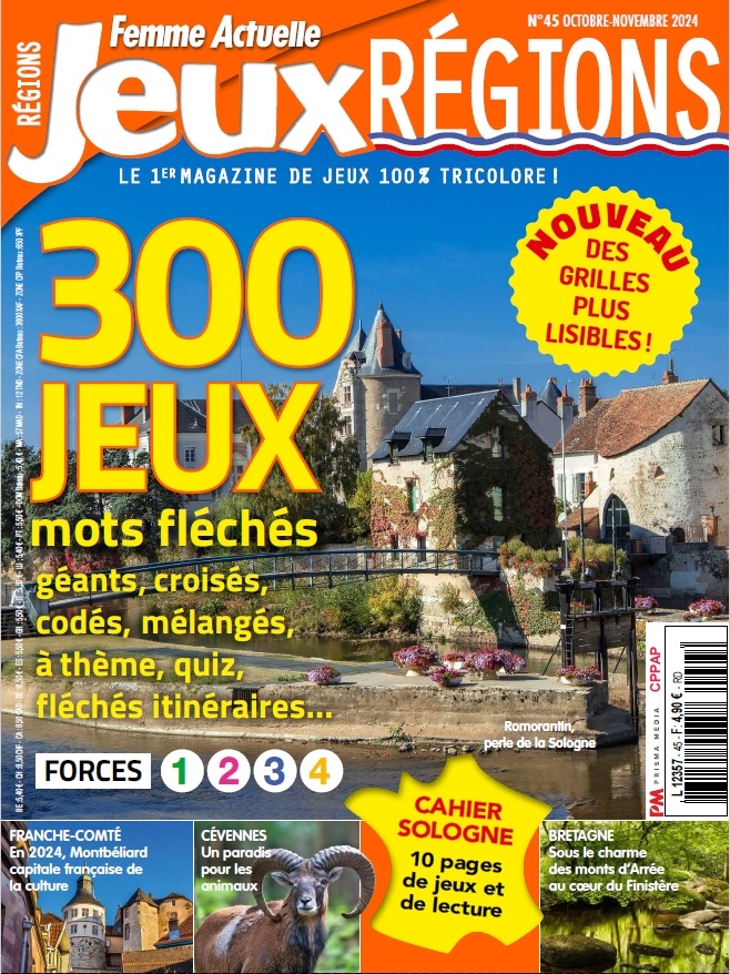 Femme Actuelle Jeux Région n°45