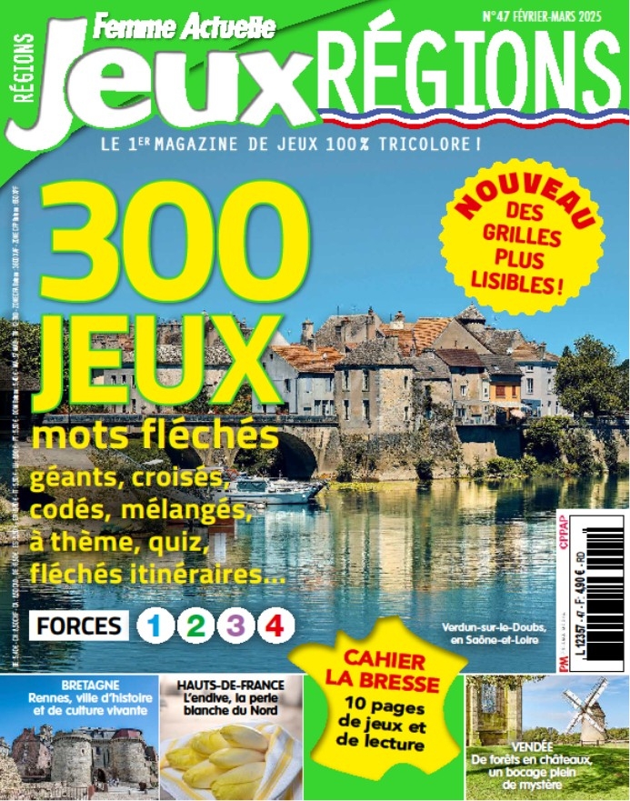 Femme Actuelle Jeux Région n°47