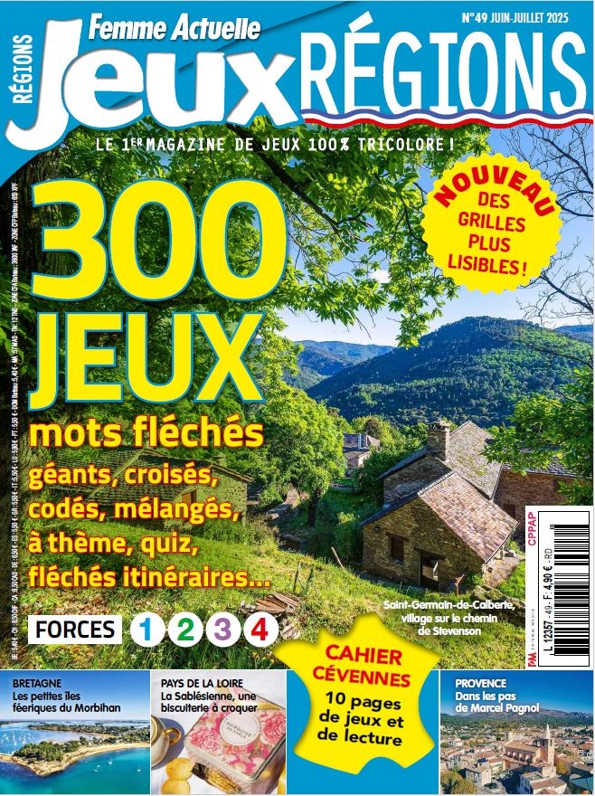 Femme Actuelle Jeux Région n°49