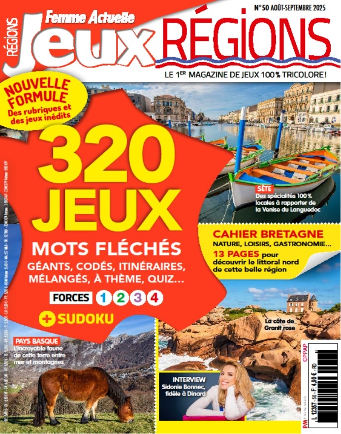 Femme Actuelle Jeux Région n°50