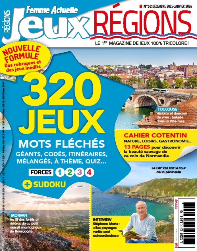 Femme Actuelle Jeux Région n°52