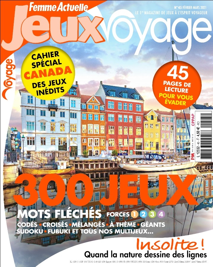Femme Actuelle Jeux Voyage n°45